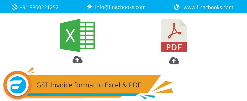 GST Invoice format in Excel & PDF