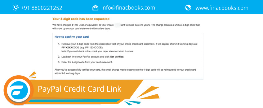 PayPal Credit Card Link
